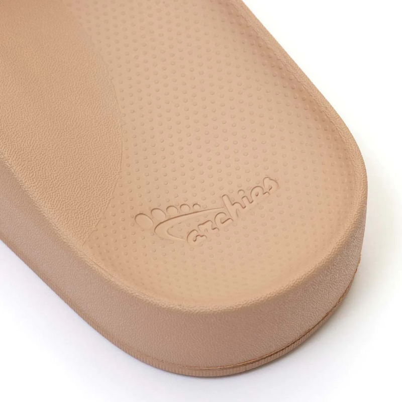 Tan Arch Support Slides Archies Footwear UK Wholesale