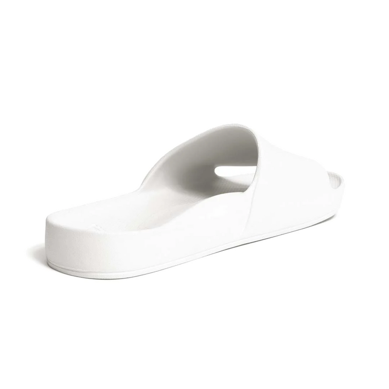 White Arch Support Slides Archies Footwear UK Wholesale